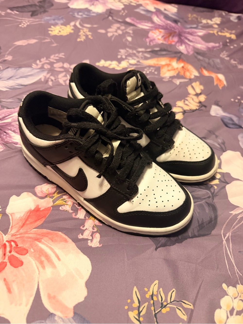 Nike Black and White Low-Top Sneakers
